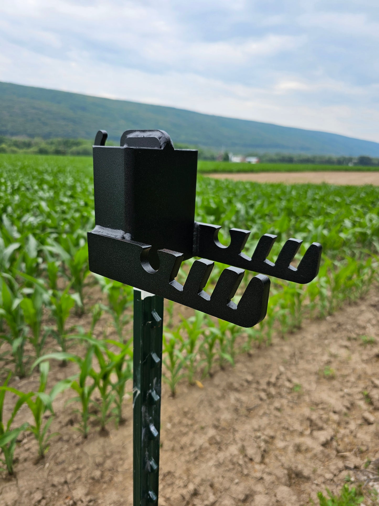 Universal T-Post and 2x4 Hanger and Holder