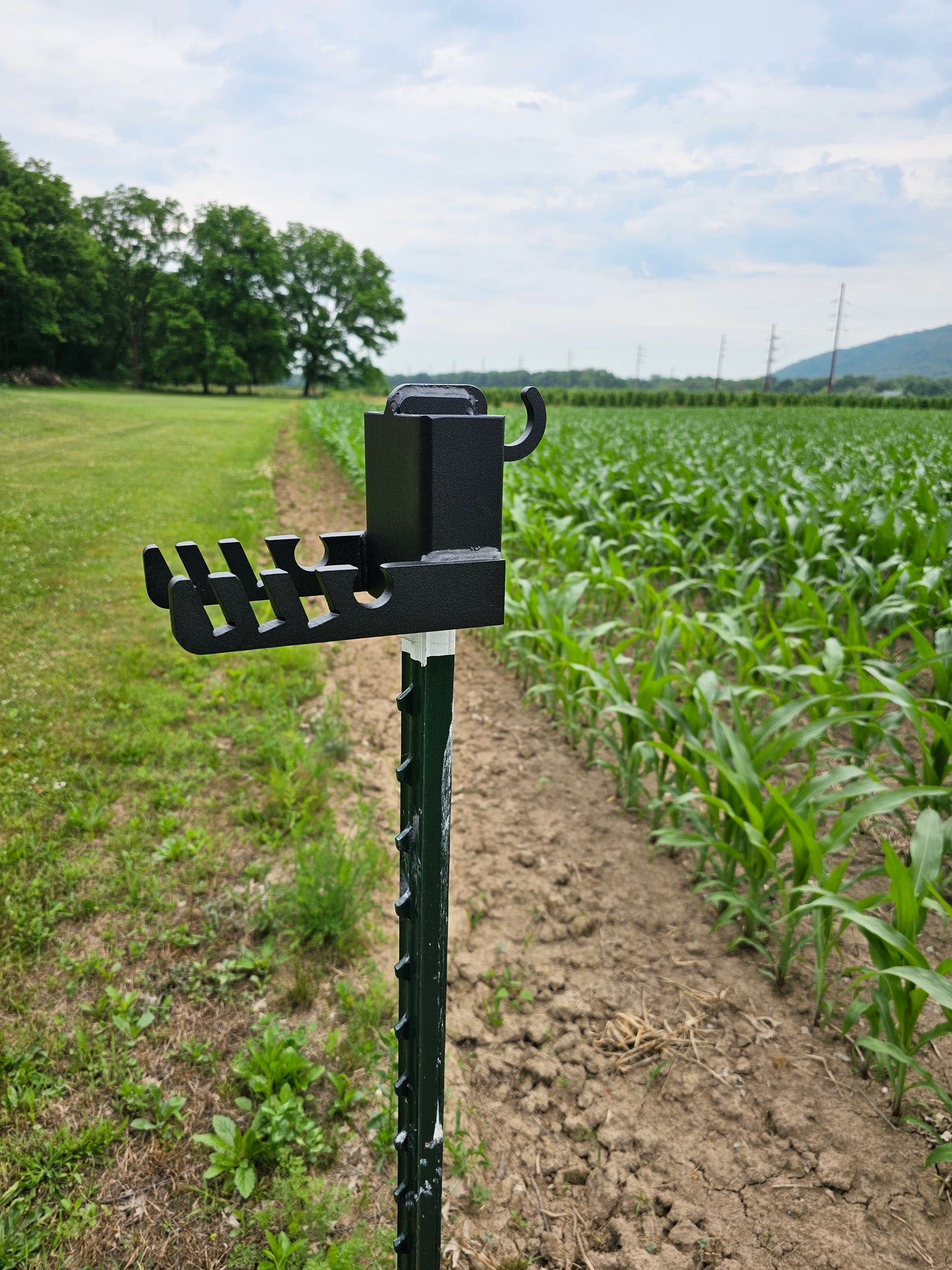 Universal T-Post and 2x4 Hanger and Holder