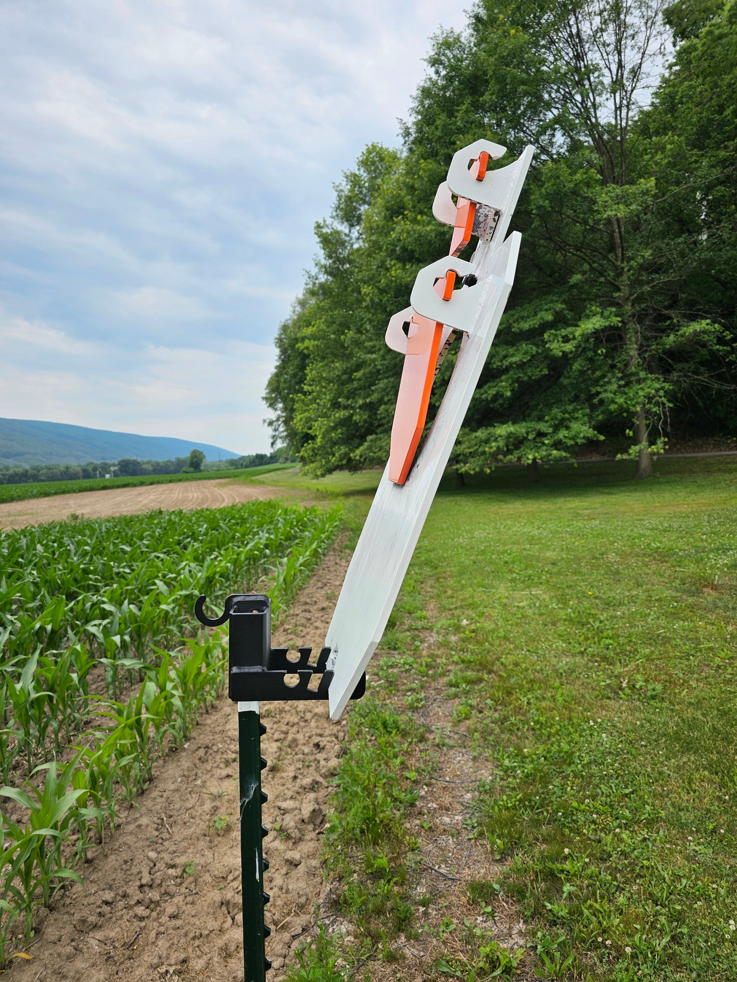 Universal T-Post and 2x4 Hanger and Holder