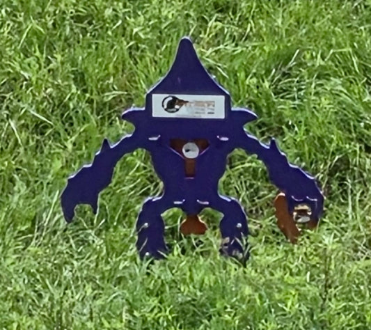 Gun Drummer Alien Reactive AR500 Steel Target with Stand & Resetting Vitals
