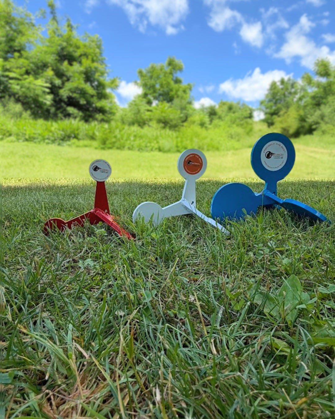 Limited Edition Red, White & Blue Jumping Jack Steel Target Bundle