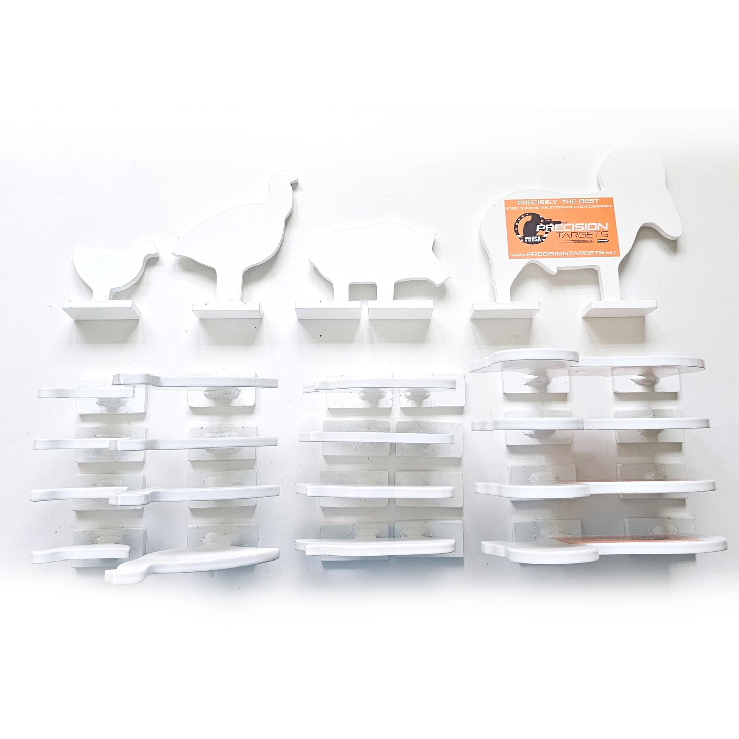 1/5 scale - Boar, Chicken,Ram,Turkey - 1/4" thick AR500 Steel - NRA and IHMSA