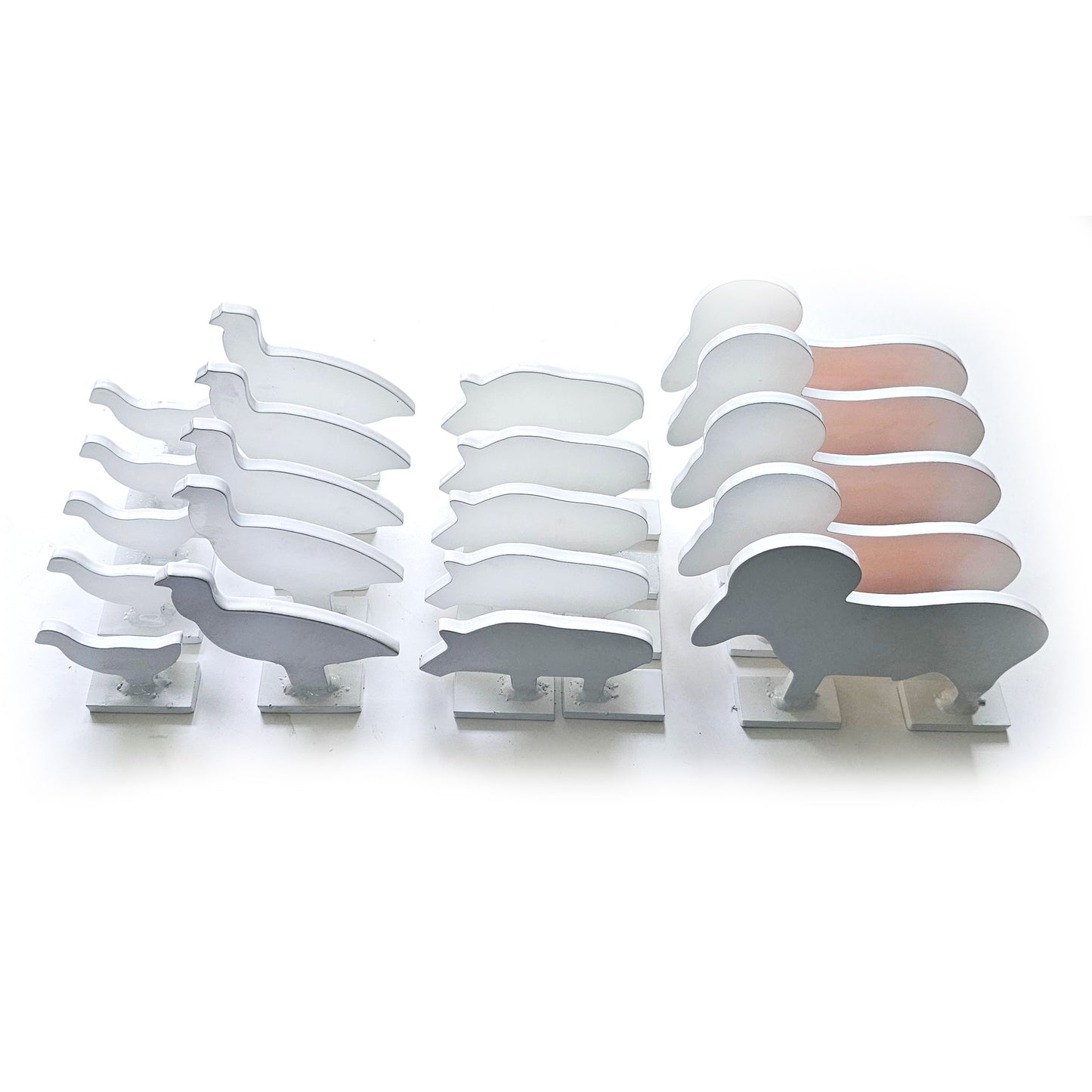 1/5 scale - Boar, Chicken,Ram,Turkey - 1/4" thick AR500 Steel - NRA and IHMSA