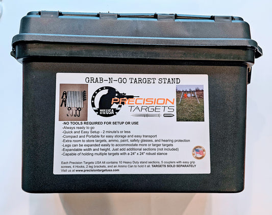 Grab-N-Go Target stand kit with carry case