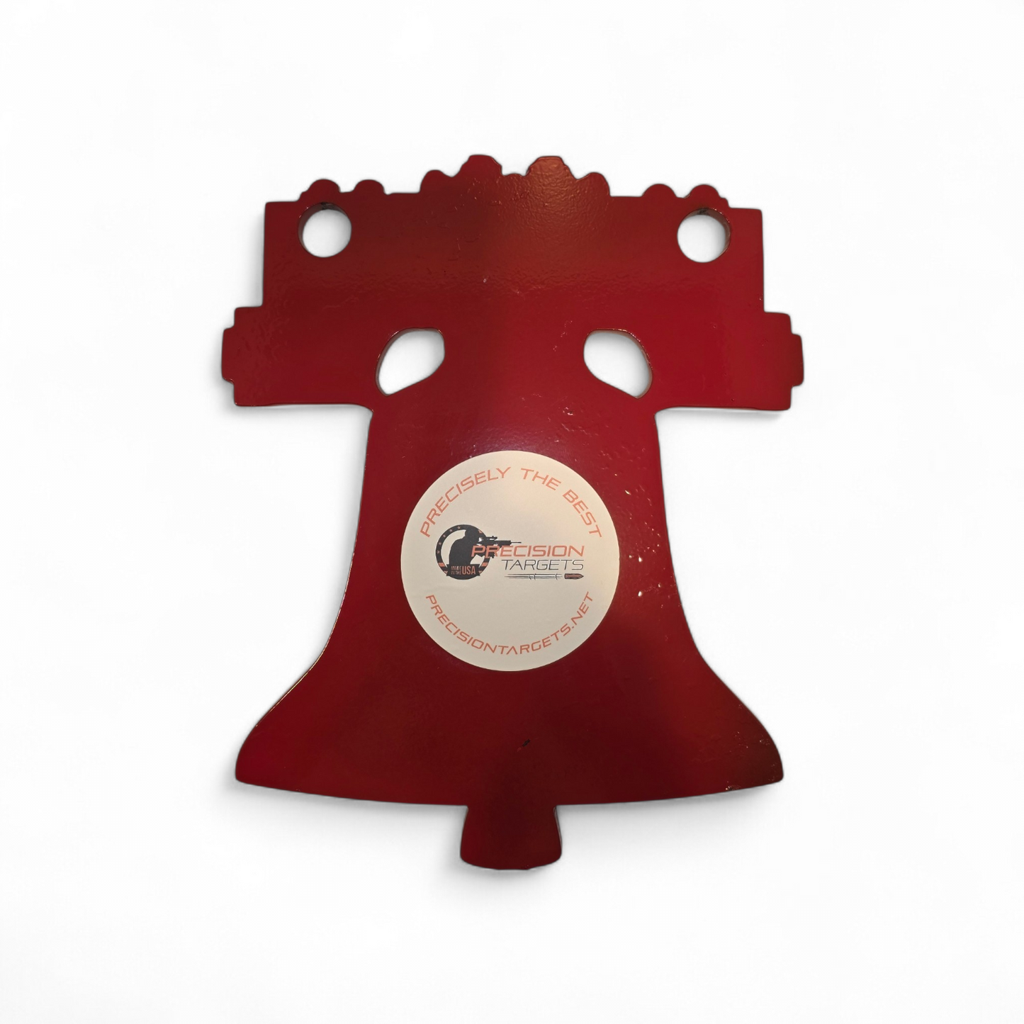 3/8" AR500 Steel Gong Target 3 Pack– Liberty Bell Shaped Reactive Shooting Target Bundle – Rifle & Pistol Rated – Made in USA