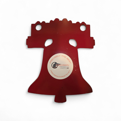 3/8" AR500 Steel Gong Target 3 Pack– Liberty Bell Shaped Reactive Shooting Target Bundle – Rifle & Pistol Rated – Made in USA