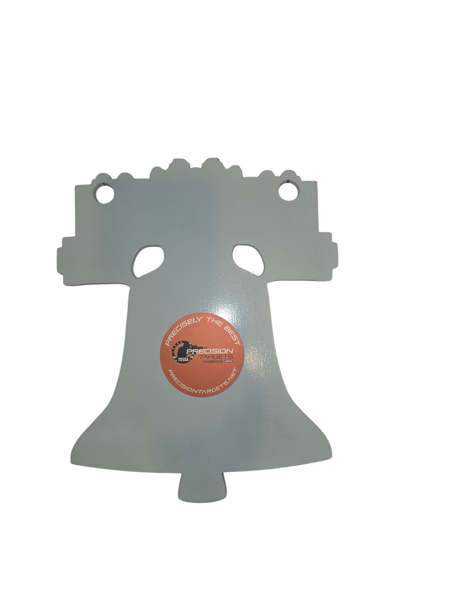 3/8" AR500 Steel Gong Target 3 Pack– Liberty Bell Shaped Reactive Shooting Target Bundle – Rifle & Pistol Rated – Made in USA