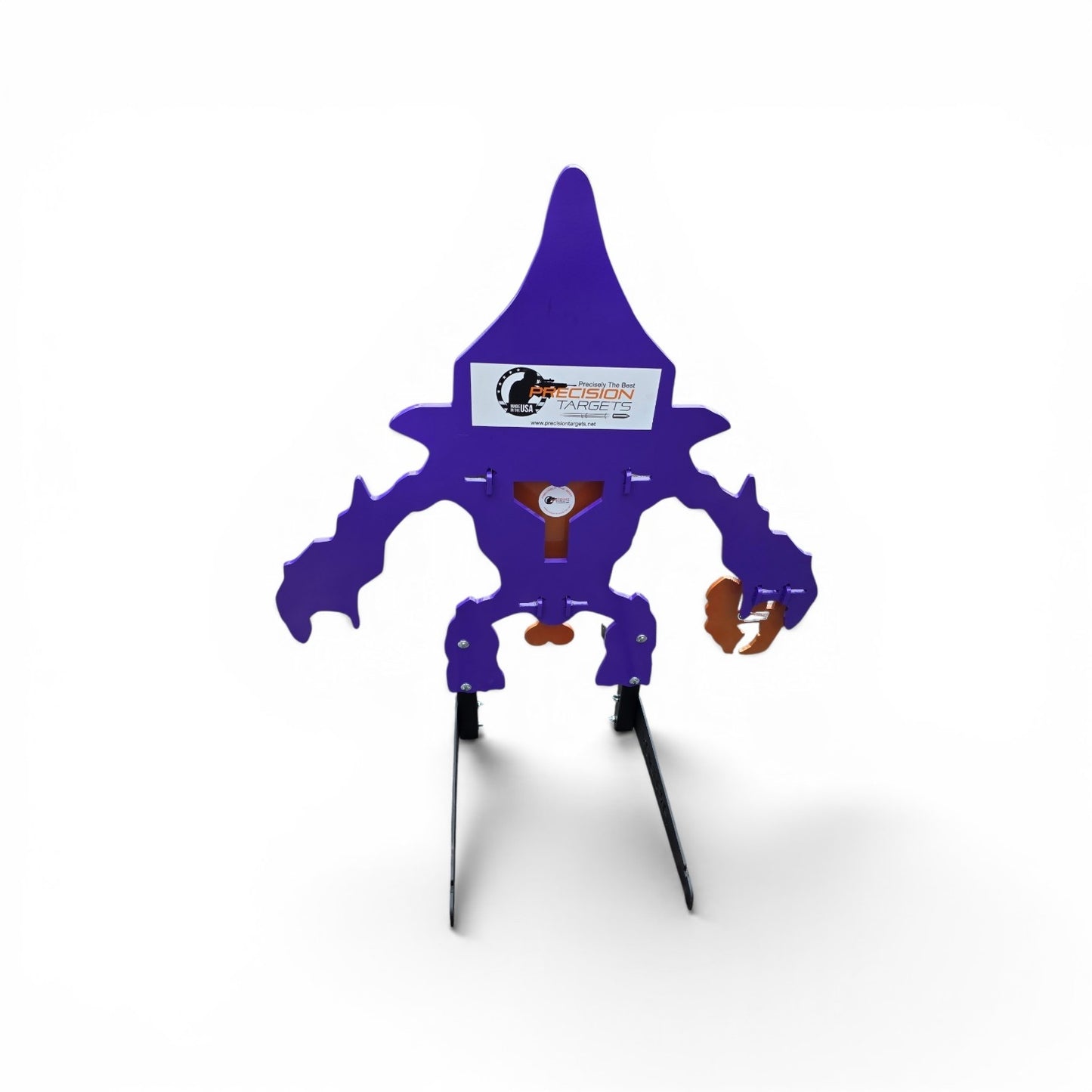 Gun Drummer Alien Reactive AR500 Steel Target with Stand & Resetting Vitals