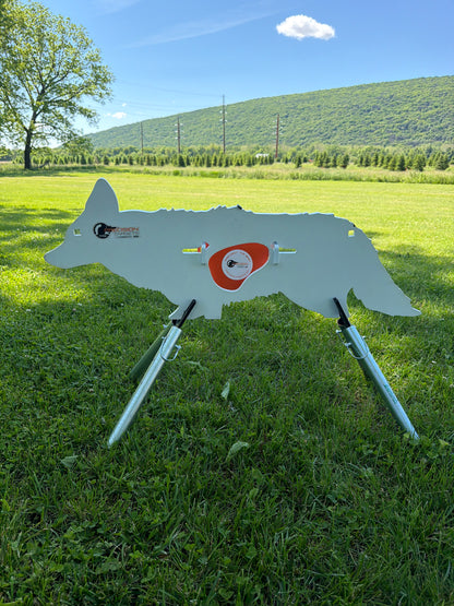 Coyote AR500 Steel Reactive Target with Stand