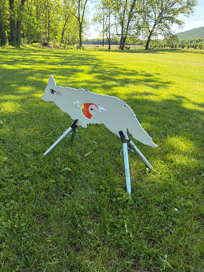 Coyote AR500 Steel Reactive Target with Stand