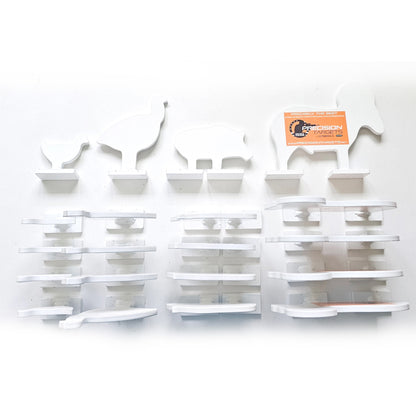 1/5 scale - Boar, Chicken,Ram,Turkey - 1/4" thick AR500 Steel - NRA and IHMSA