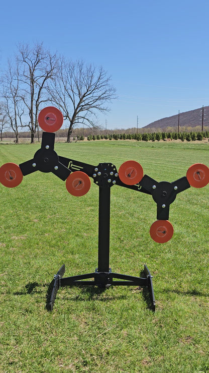 "Triple Trouble Triangle" 6 plate - 3/8" Double Revolving Plate