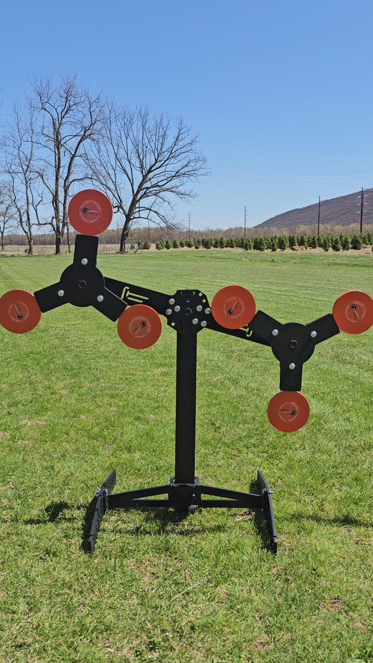 "Triple Trouble Triangle" 6 plate - 3/8" Double Revolving Plate