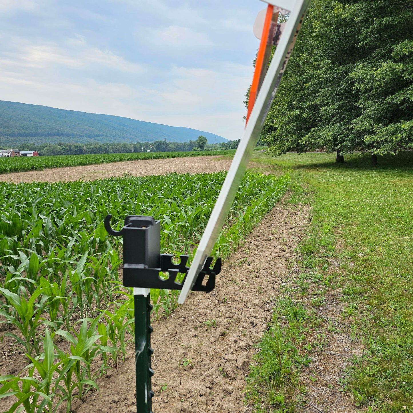 Universal T-Post and 2x4 Hanger and Holder